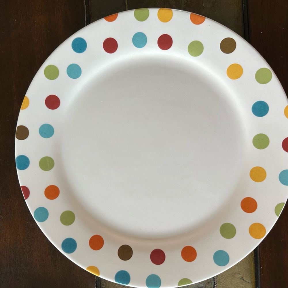 Pier 1 Red and White Dinnerware with‎ Playful Design